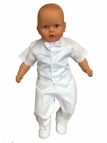 Sommer Taufanzug Taufset Smoking Hochzeit Anzug 3 Tlg Set
