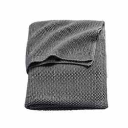 Sonnenstrasse 11 2733062 Babydecke / Kuscheldecke / Strickdecke Mini Relief, 75 x 100 cm, Grau