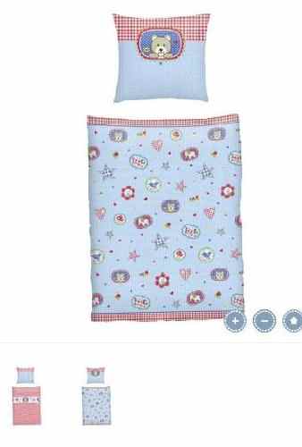 Spiegelburg 90250 Baby Bettwäsche BabyGlück (80×80/35×40 cm)