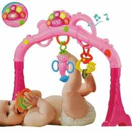 Spielbogen / Spielcenter in pink mit Musik und Sounds