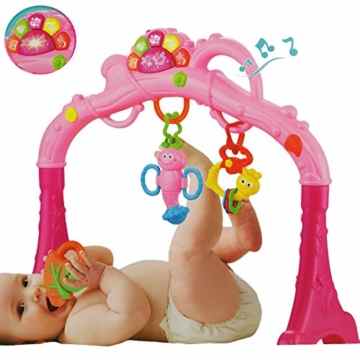 Spielbogen / Spielcenter in pink mit Musik und Sounds