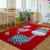 Spielteppich Jugendzimmer Kinderzimmer Teppich Giraffe Eule Motive HAPPY 1906 RED, Maße:200×290 cm