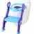 Stabiler Toilettentrainer mit Treppe für Kinder WC Sitz Baby Toilettensitz Aufsatz Toilette Kindersitz Spritzschutz Leiter Klositz