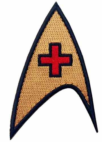 Star Trek TOS Original Series Insignia Patch Medical Enterprise Nurse 3″x 1.75″ Aufnäher Patch