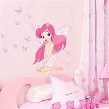 Stayeal Kinderzimmer Wandtattoo Wandsticker Rosa Meerjungfrau