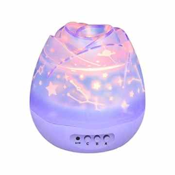 Stern LED Nachtlicht Mond Lampe, Fetta Weihnachtsgeschenk Beleuchtung 360 Grad Romantische Lampe mit USB für Kinderzimmer,Schlafzimmer, Geburtstag und Kinder Weihnachten Geschenk (A lila)