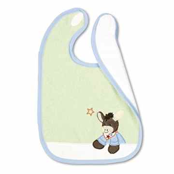 Sterntaler 16254-212 Plastik-Klettlätzchen Emmi, hellgrün