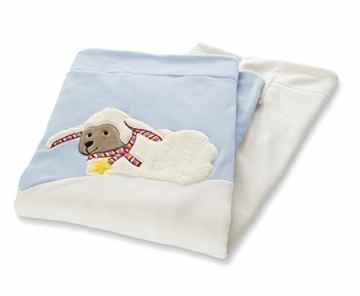 Sterntaler 90275 Schmusedecke Schaf, Microfleece, 100 x 75 cm
