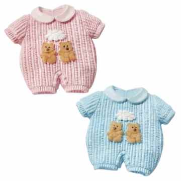 Strampler – blau * Baby Geburt Taufe * Tortendekoration