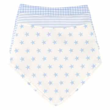 Sugarapple Baby Dreieckstuch Lätzchen 3er Pack mit Druckknopf aus Baumwolle und Fleece