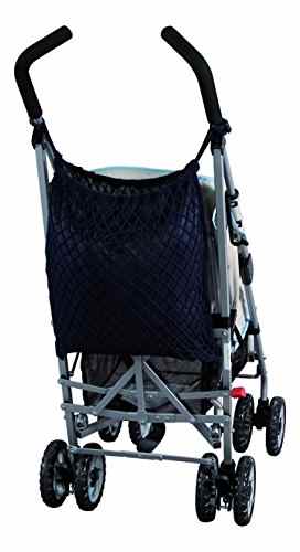 Sunnybaby 19177 Kinderwagen-Einkaufsnetz mit Sichtschutz und Knebelverschluss, marine