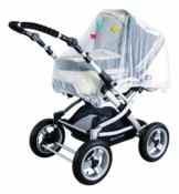 Sunnybaby D10159 Universal-Insektenschutz mit Deko-Schmetterlingen, weiß