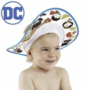 Superhelden Duschkappe für Ihre kleinen Superhelden, verstellbar • KInder Duschhaube Baby Badekappe Badehaube Augenschutz Spritzschutz