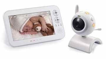 Switel BCF930 Video Babyphone mit schwenkbarer Kamera