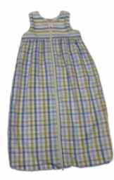 Tavolinchen 35/543-55-90 – Frottierschlafsack Karo Größe 90 cm, bleu