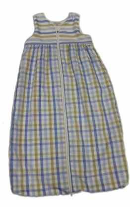 Tavolinchen 35/543-55-90 – Frottierschlafsack Karo Größe 90 cm, bleu