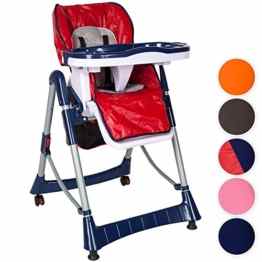 TecTake Kinderhochstuhl Babyhochstuhl höhenverstellbar -diverse Farben-