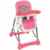 TecTake® Kinderhochstuhl Babyhochstuhl höhenverstellbar pink