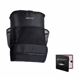 Tepoinn Neue Rücksitz-Organize Rücksitztasche, Sitzlehne Organizer mit Kühlung und Isolierung Funktion für Auto, SUV, Minivan, LKW und Jeep. Neue version Rücksitztasche und praktisches Hefter (Neue Set)