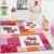 Teppich Kinderzimmer niedliche Füchse Kinderteppich Fuchs Mehrfarbig Pink Creme, Grösse:80×150 cm