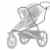 Thule Regenschutz für Kinderwagen Glide und Urban Glide 1