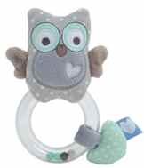 Tiamo CP3509 – Ring-Rassel Eule, Kleinkindplüsch