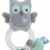 Tiamo CP3509 – Ring-Rassel Eule, Kleinkindplüsch