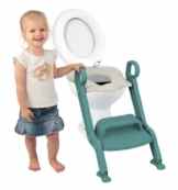Toilettentrainer / WC-Sitz / mit Stufen von DR. SCHANDELMEIER, Grün-Weiß