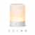 Tomons Illuminant Sound Tragbarer Bluetooth Lautsprecher LED Kinder Nachtlicht Touch Control Lamp mit LED Beleuchtung, Nachttischlampe mit 6 Lichtoptionen,Touch-Sensor, SD-Karten-Slot, Weiß