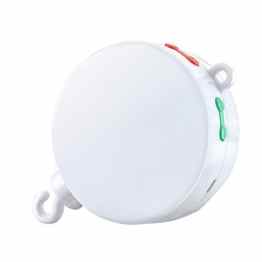 TopElek Elektrische Baby Spieluhr mit 128 MB Micro-SD-Speicherkarte für Ihr Babymobile, 12 Melodien inklusive