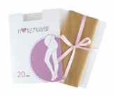 Transparente, matte 20DEN Umstands-Schwangerschafts-Strumpfhose, beige-hautfarbene Nylon-Strumpfhose, mit dehnbarem Baucheinsatz von HERZMUTTER (1000)