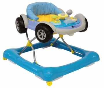United Kids 902003 Baby Walker Car mit Musik, blau