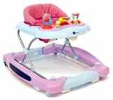 United Kids 902005 Baby Walker mit Wippfunktion plus Musik, rosa