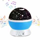 Upgrade – Musik LED Sternenhimmel Projektor Starmaster Nachtlicht Sernenhimmel Lampen leuchten Aufladbar für Kinder Geschenk Schlafzimmer von XHF