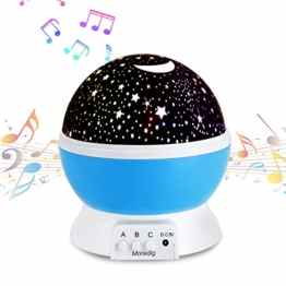 Upgrade – Musik LED Sternenhimmel Projektor Starmaster Nachtlicht Sernenhimmel Lampen leuchten Aufladbar für Kinder Geschenk Schlafzimmer von XHF