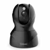 Usmain WiFi Baby Monitor HD 720P WLAN Überwachungskamera mit IR-Nachtsicht, Innen IP Kamera Zuhause mit Bewegungserkennung, Eingebautem Mikrofon und Micro SD-Karte-Slot-Schwarz