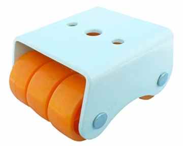 Ustar Bewegliche Möbel HDPE Sixer Castor Wheel Set von 4 661-lb Tragfähigkeit