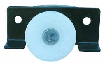 Ustar Bewegliches HDPE Ply Castor Wheel 55-lb Tragfähigkeit-60 Stk
