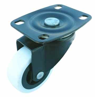 Ustar Pack von 4 Single Wheel Puff Castor HDPE 1102- lb Tragfähigkeit