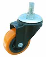 Ustar Single Wheel Puff Castor Thread HDPE Set von 4 881-lb Tragfähigkeit