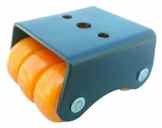 Ustar Sixer Castor Möbel Rad HDPE Set von 4 661-lb Tragfähigkeit