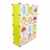 VENKON – Kinderzimmer Steckschrank DYI Steckregal System Regalschrank: 12-Module-Set, grün