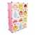 VENKON – Kinderzimmer Steckschrank DYI Steckregal System Regalschrank: 12-Module-Set, rosa