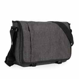Veevan Casual Flap-Laptop-Schulter Messenger Bag 15-Zoll