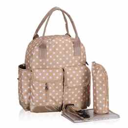 Veevan Mummy Gestreift Wickeltasche Tote Handtasche