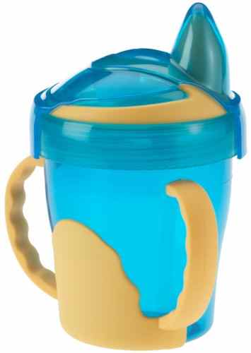 Vital Baby – Mein erster Trinklernbecher mit Griffen 220ml – blau / ab 6 Monaten