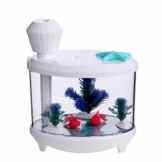 WDD Kreativer Fischbehälter Bunter Aromatherapie Luftbefeuchter / Luftreiniger , white , 14.5*12.5*8.6cm