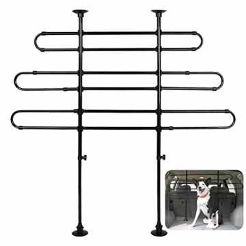 WOLTU HT2032 Hundegitter Universal Auto Hundeschutzgitter Tier Trenngitter verstellbar Gepäckgitter