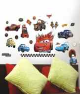 Wandaufkleber Wandtattoo Wandsticker Wanddeko Autos Cars Kinderzimmer WAG-054