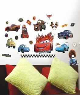 Wandaufkleber Wandtattoo Wandsticker Wanddeko Autos Cars Kinderzimmer WAG-054